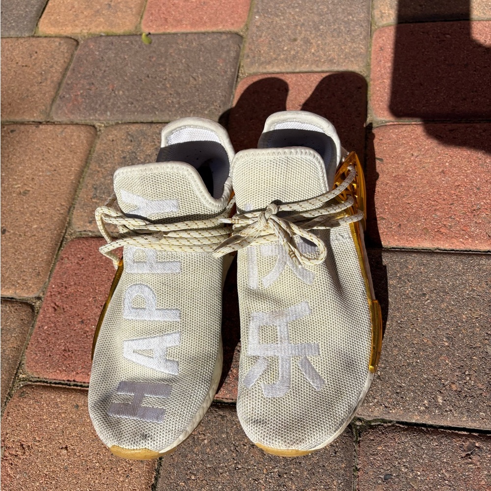 🌈 adidas x Pharrell Williams Hu NMD - Gold HAPPY model 🌈